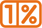 Logo OPP 1 procent